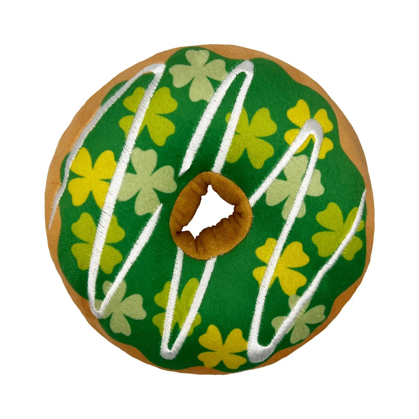 Shamrock Donut Dog Toy