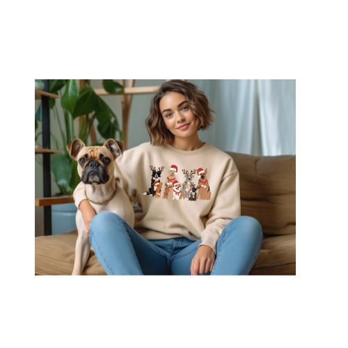 Christmas Dog Crewneck